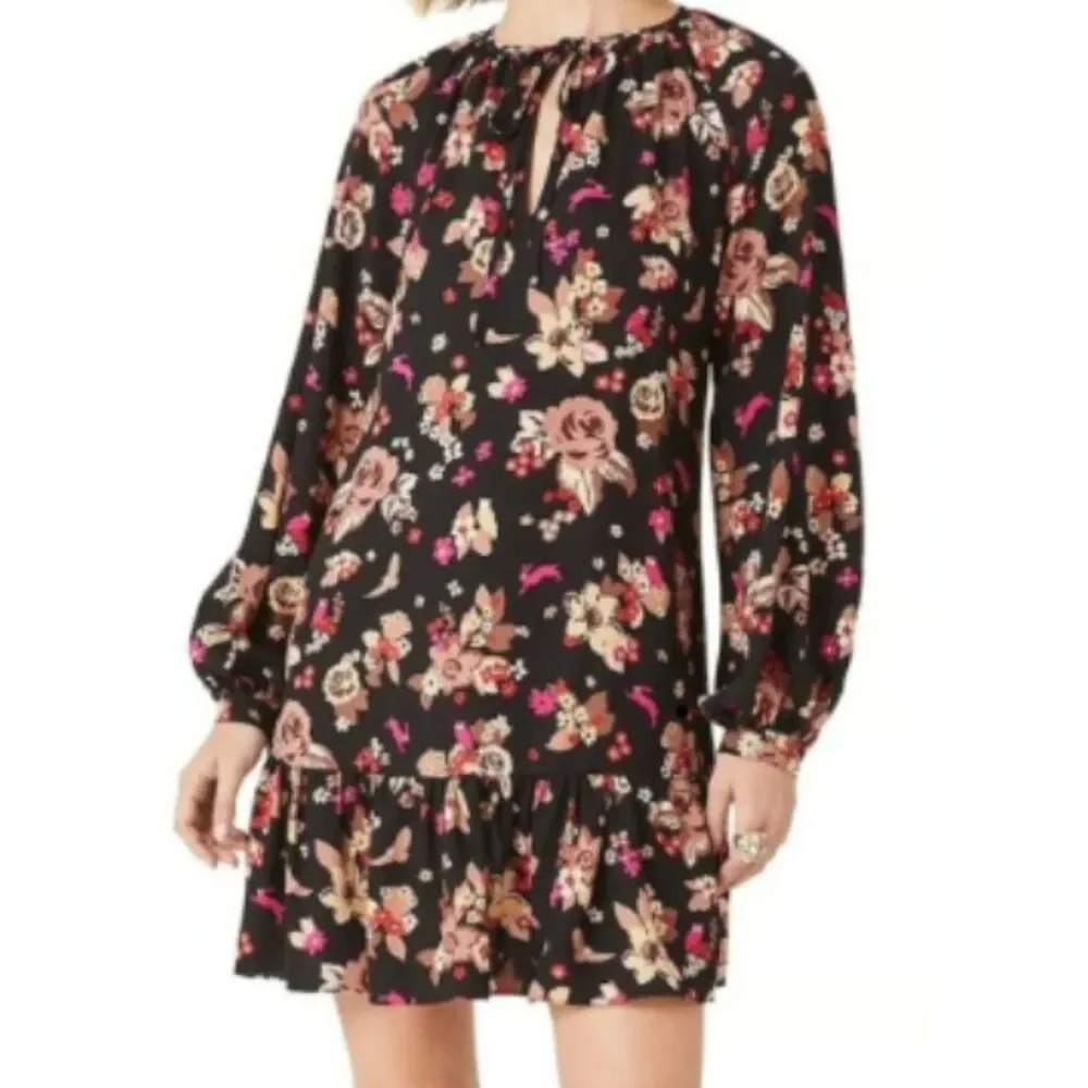 Kate Spade New York Floral Bouquet Print Shift Dress - Size XXS
